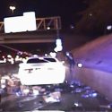 Beer Bath: Beer Truck Caught On Dashcam Losing Control, Tossing Haul